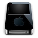 Apple, off, Black Black icon