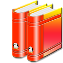 librarytux OrangeRed icon
