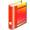 bookred OrangeRed icon