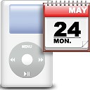 Calendar, date, Schedule, Directory, Dir, ipod WhiteSmoke icon