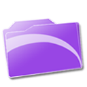 Closed, Folder BlueViolet icon