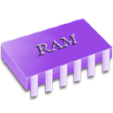 memory, ram, mem Black icon