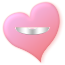 Heart, disc, love, save, Disk, Cd, valentine LightPink icon