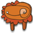 Orange, head Chocolate icon