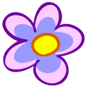 plant, Flower MediumPurple icon
