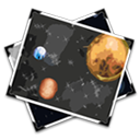 vectorized, exploration, space DarkSlateGray icon