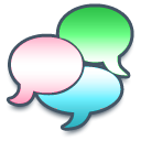 speak, Comment, talk, Chat DarkSlateGray icon