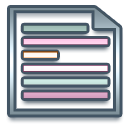 Text, document, File DarkSlateGray icon