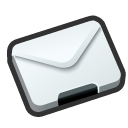envelop, Email, Message, Letter, mail Black icon
