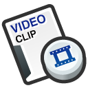 video, Cilp DarkSlateGray icon