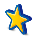star, Favourite, bookmark, gmail Black icon