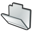 open, Folder Black icon