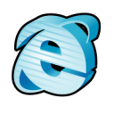 Explorer, internet Black icon