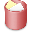 red, recycle bin, Full, Trash IndianRed icon