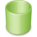 green, recycle bin, Trash, Empty, Blank DarkKhaki icon