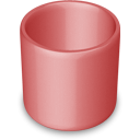 recycle bin, Blank, red, Trash, Empty IndianRed icon