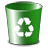 plastic, recycle bin, Trash ForestGreen icon