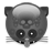 grey, deathkitty DarkSlateGray icon