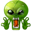 Hungry, Alien ForestGreen icon