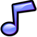 music Black icon