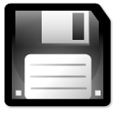 Floppy, save Black icon