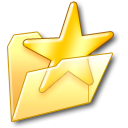 Favorite, Folder, my favorites Khaki icon