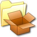 Archive, Folder Black icon