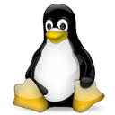 tux, Penguin Black icon