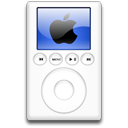 ipod, Blue, alternative, mp3 player Black icon