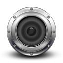 voice, speaker, sound Black icon