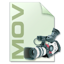 Mov, file type, photography, Camera LightGray icon