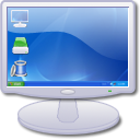 Computer, my computer RoyalBlue icon