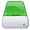 drive, Hard, green LimeGreen icon