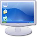 my computer, Computer RoyalBlue icon