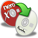 nero, Cdr, express, roxio, Cdrw Black icon