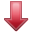 Arrow, Descend, Decrease, download, Down, descending, fall Black icon