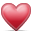 Heart, valentine, love IndianRed icon