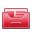 cardfile IndianRed icon