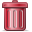 recycle bin, Trash IndianRed icon