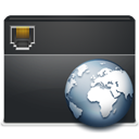 Folder, network DarkSlateGray icon