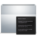 Folder, terminal Black icon