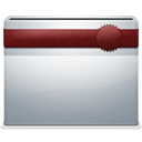 Folder, Ribbon DarkGray icon
