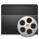 video, Folder DarkSlateGray icon