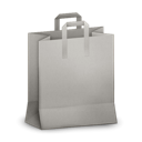 grey, paperbag DarkGray icon