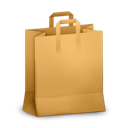 Orange, paperbag SandyBrown icon
