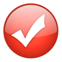 check mark Firebrick icon