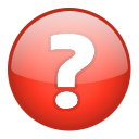 question mark Firebrick icon