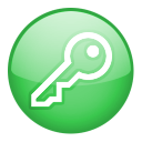 Key, password Black icon