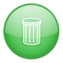 Trash, recycle bin Black icon