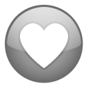 Heart, love, valentine Black icon